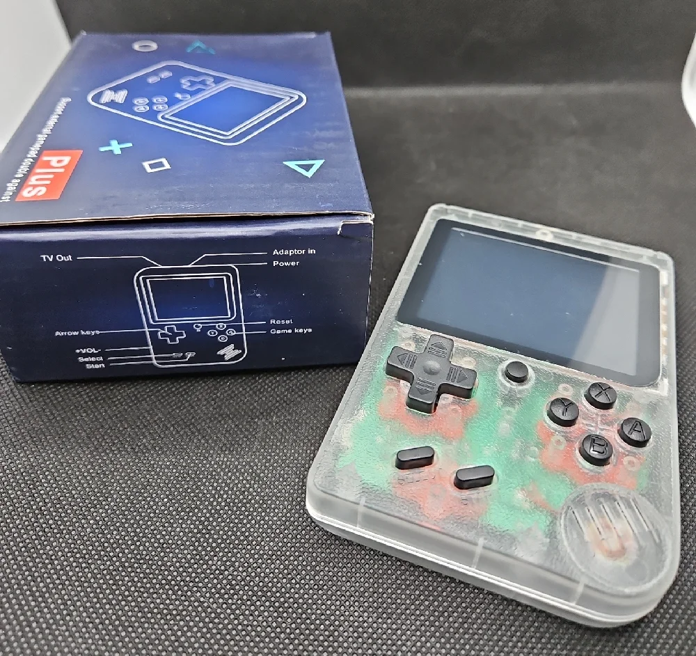 Plus Handheld Game Console - Black and Green